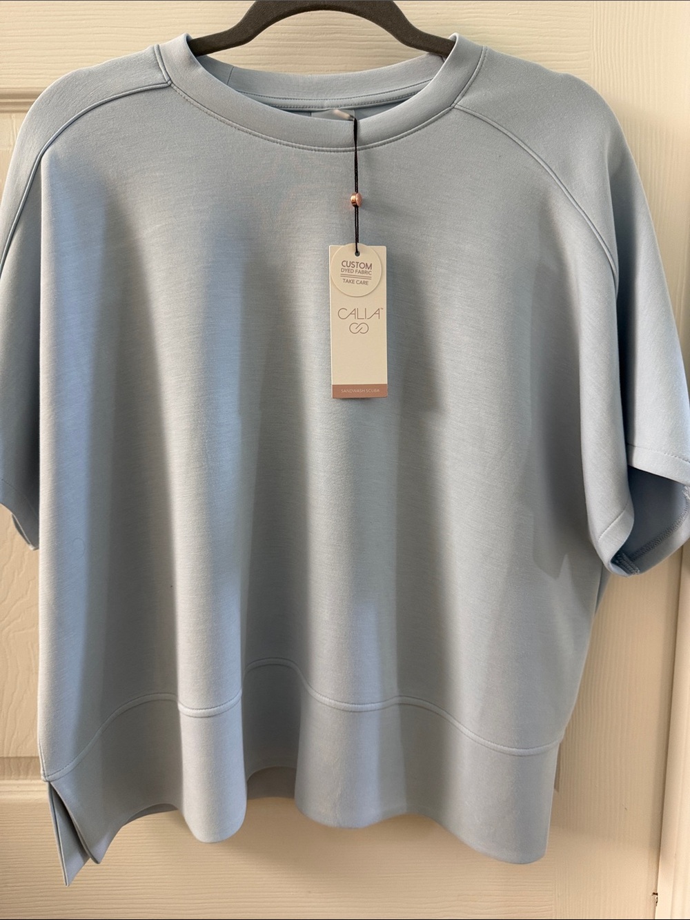 Calia Sandwash Pullover in Pale Blue - Size XL NWT